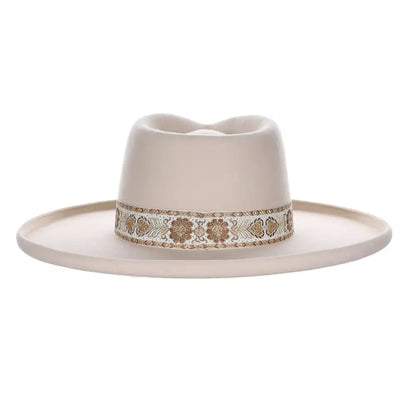 Biltmore Darlin - Wide Brim Wool Felt Fedora Hat (Closeout)