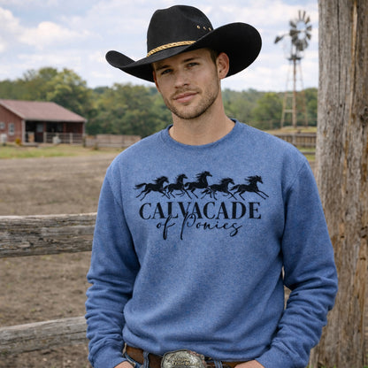 Cavalcade of Ponies - Adult Unisex Sweatshirt