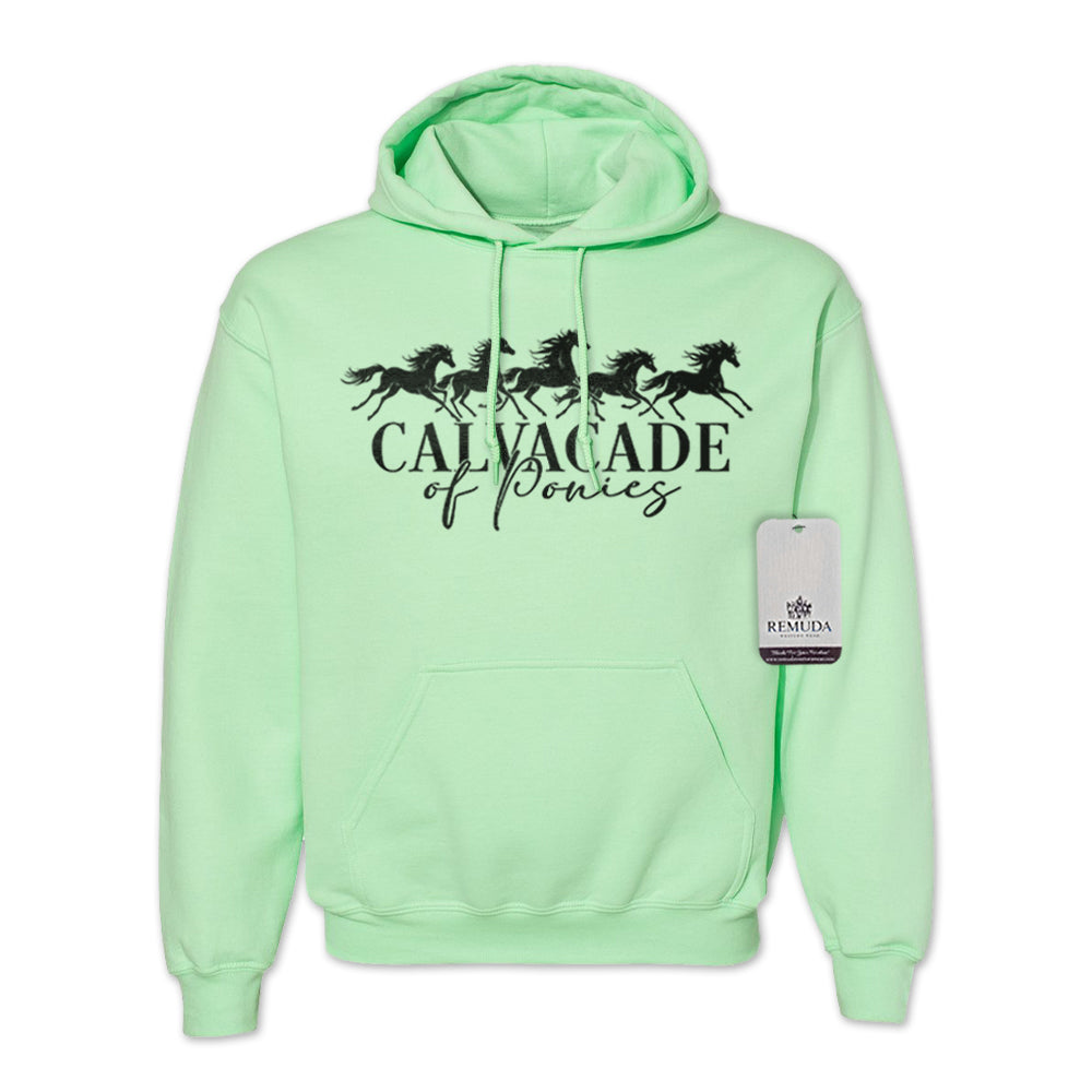 Cavalcade Of Ponies - Adult Unisex Hoodie