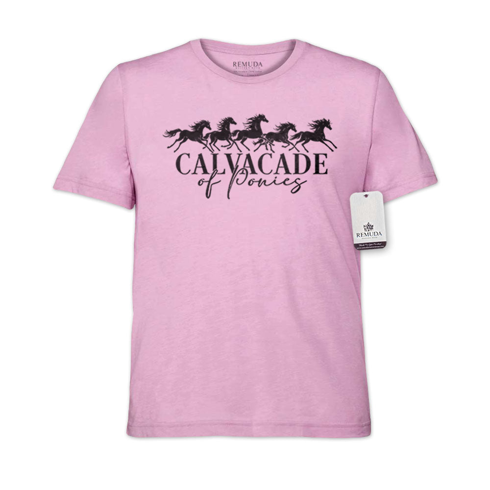 Cavalcade Of Ponies - Adult Unisex Tee T-Shirt