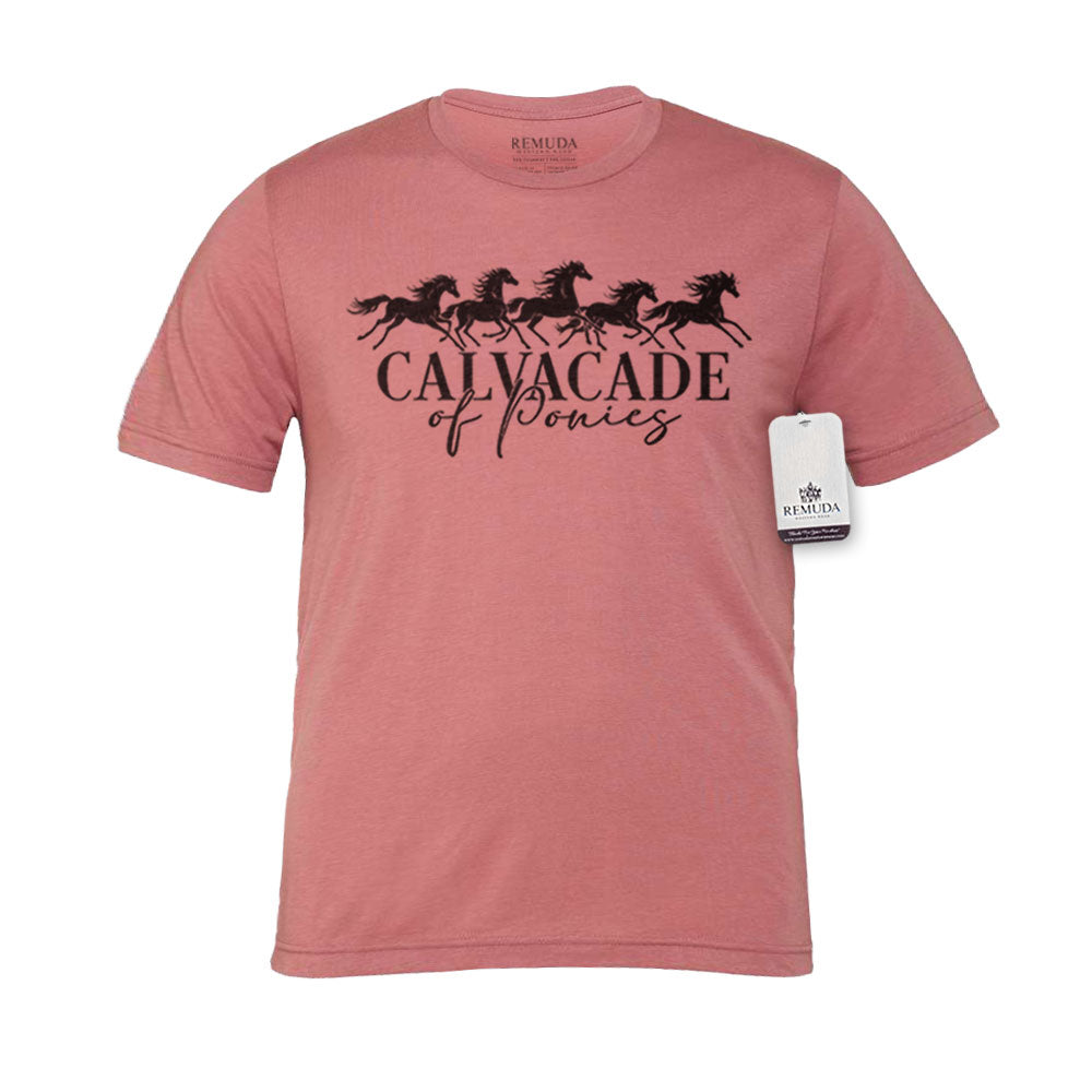 Cavalcade Of Ponies - Adult Unisex Tee T-Shirt
