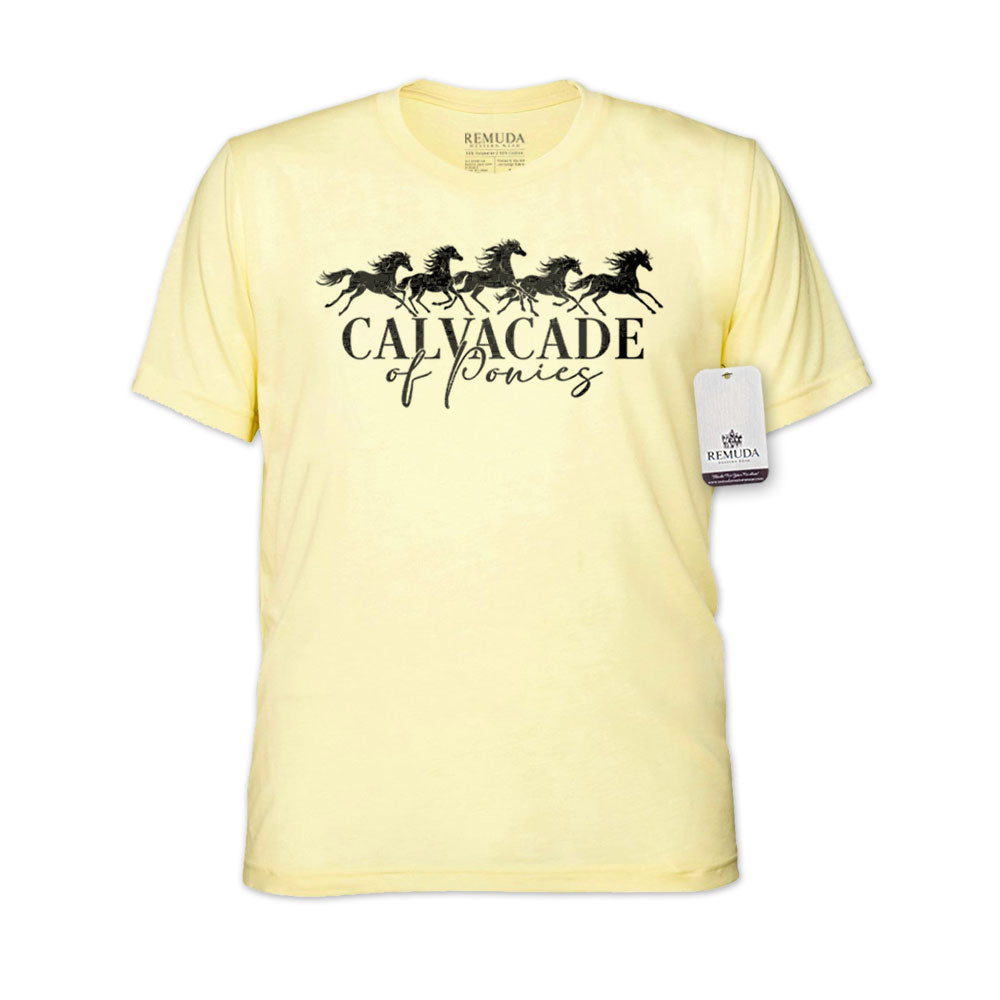 Cavalcade Of Ponies - Adult Unisex Tee T-Shirt