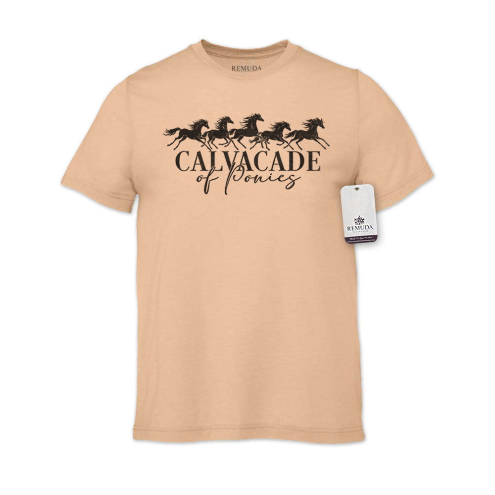 Cavalcade Of Ponies - Adult Unisex Tee T-Shirt