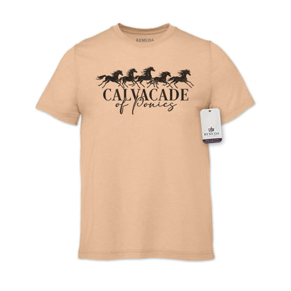 Cavalcade Of Ponies - Adult Unisex Tee T-Shirt