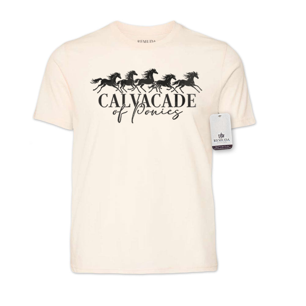 Cavalcade Of Ponies - Adult Unisex Tee T-Shirt