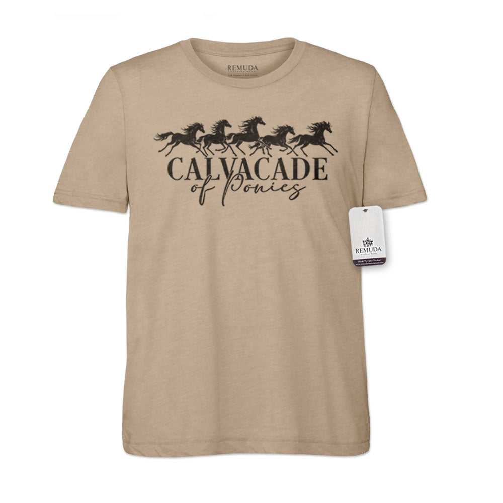 Cavalcade Of Ponies - Adult Unisex Tee T-Shirt