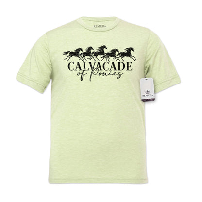 Cavalcade Of Ponies - Adult Unisex Tee T-Shirt