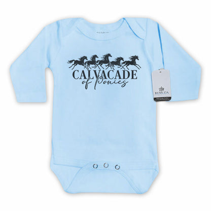 Cavalcade Of Ponies - Infant Baby One Piece Western Romper