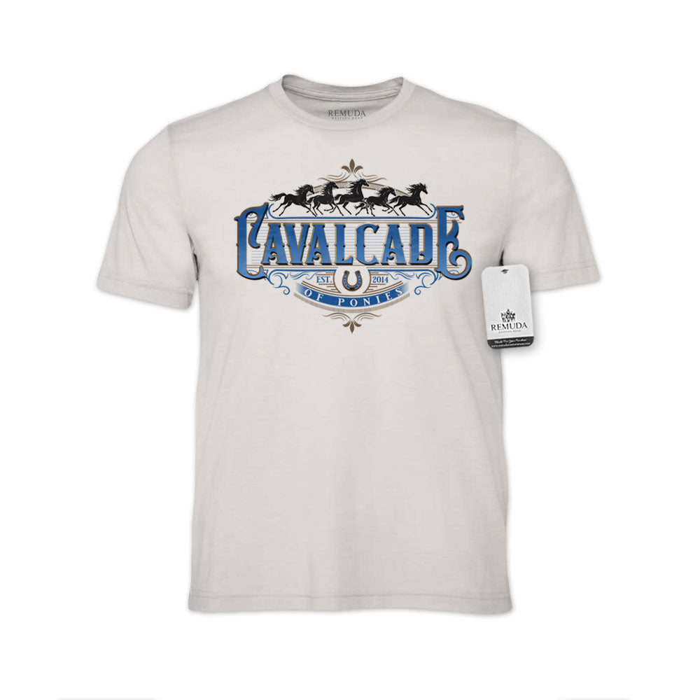 Cavalcade Of Ponies (Ornate) - Adult Unisex Tee T-Shirt