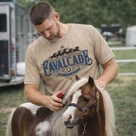 Cavalcade Of Ponies (Ornate) - Adult Unisex Tee T-Shirt