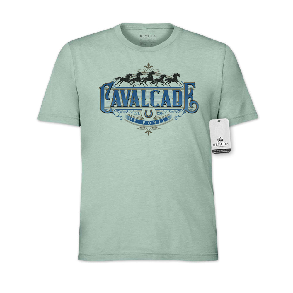 Cavalcade Of Ponies (Ornate) - Adult Unisex Tee T-Shirt
