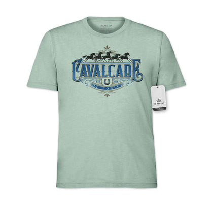 Cavalcade Of Ponies (Ornate) - Adult Unisex Tee T-Shirt