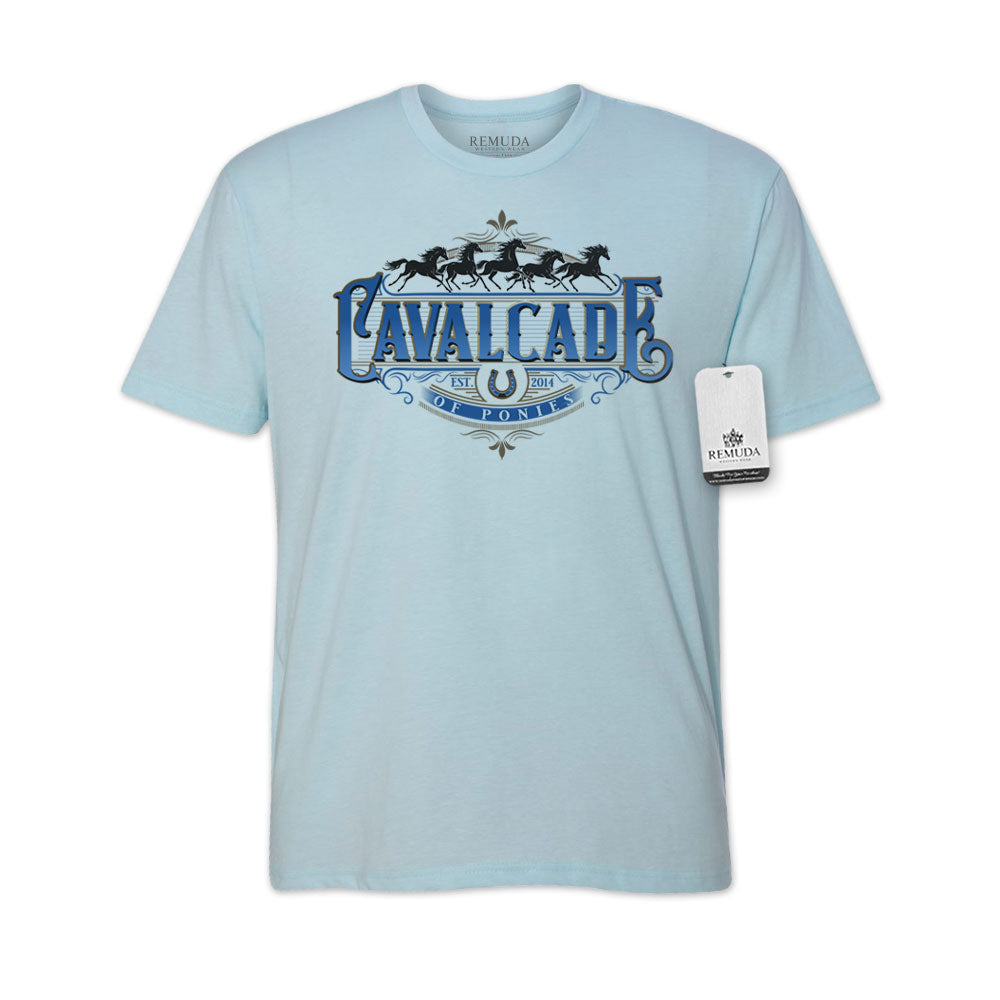 Cavalcade Of Ponies (Ornate) - Adult Unisex Tee T-Shirt
