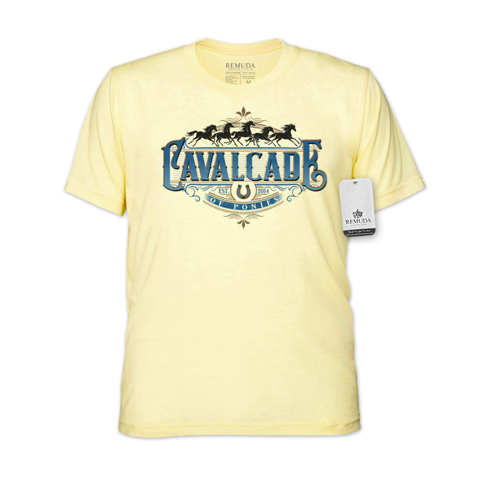 Cavalcade Of Ponies (Ornate) - Adult Unisex Tee T-Shirt