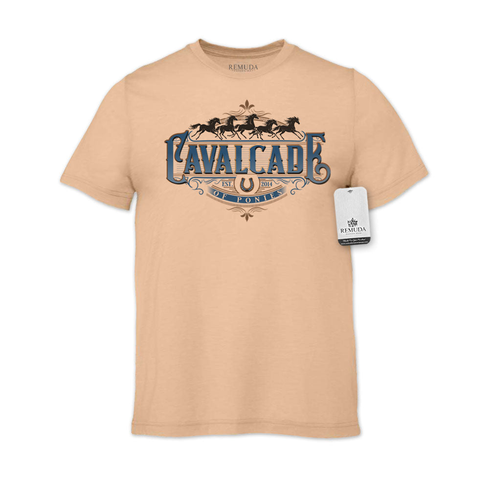 Cavalcade Of Ponies (Ornate) - Adult Unisex Tee T-Shirt