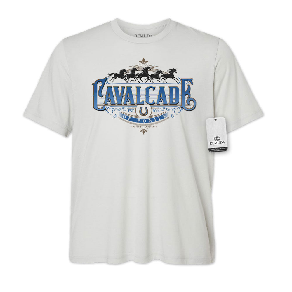 Cavalcade Of Ponies (Ornate) - Adult Unisex Tee T-Shirt