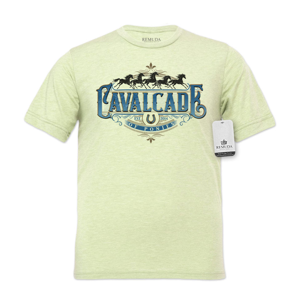 Cavalcade Of Ponies (Ornate) - Adult Unisex Tee T-Shirt