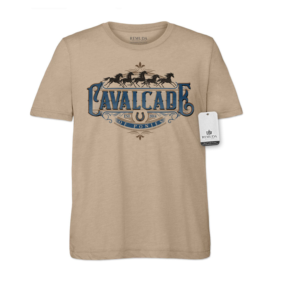 Cavalcade Of Ponies (Ornate) - Adult Unisex Tee T-Shirt