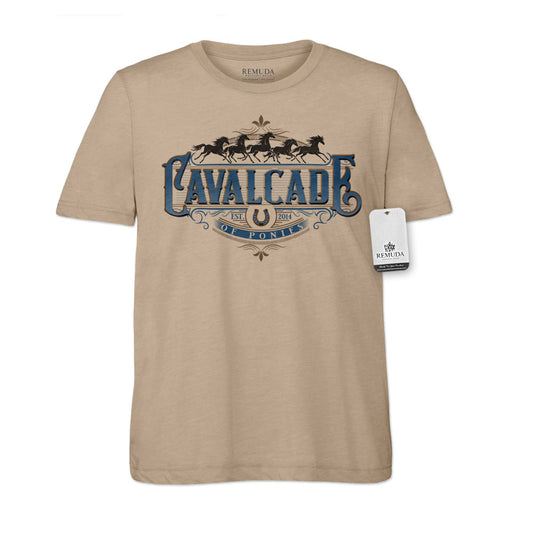 Cavalcade Of Ponies (Ornate) - Adult Unisex Tee T-Shirt