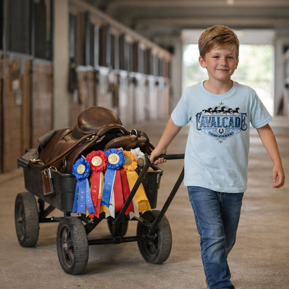 Cavalcade Of Ponies (Ornate) - Youth Tee T-Shirt