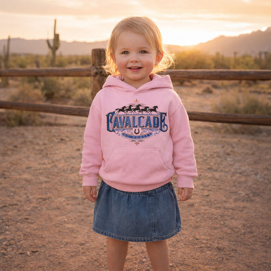 Cavalcade Of Ponies (Ornate) - Toddler Pullover Hoodie