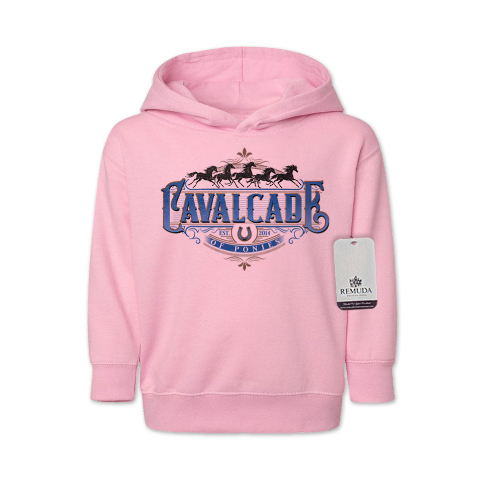 Cavalcade Of Ponies (Ornate) - Toddler Pullover Hoodie