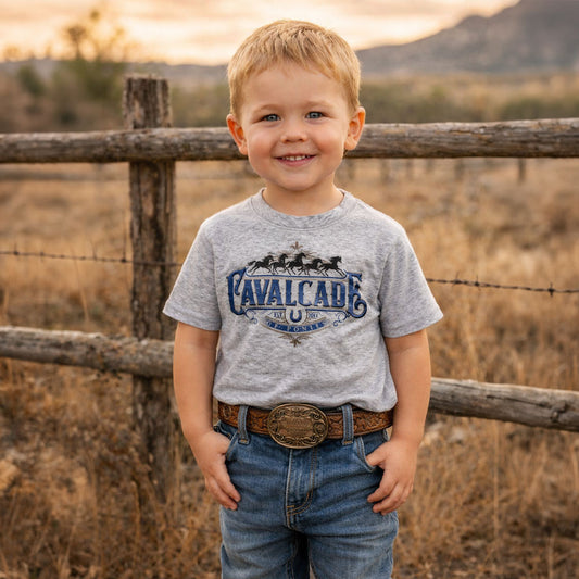 Cavalcade Of Ponies (Ornate) - Toddler Tee T-Shirt