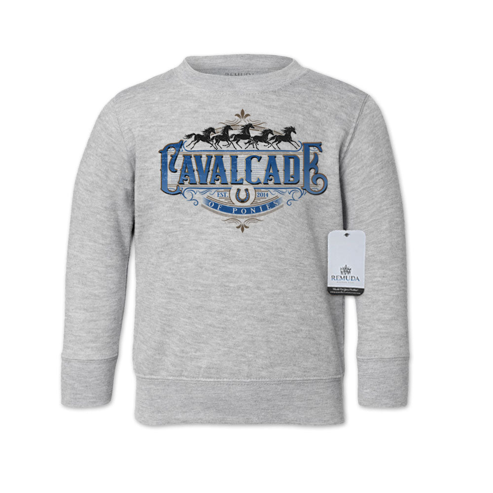 Cavalcade Of Ponies (Ornate) - Toddler Sweatshirt