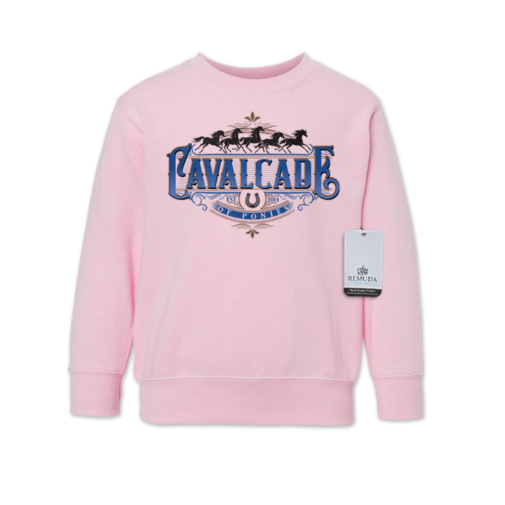 Cavalcade Of Ponies (Ornate) - Toddler Sweatshirt
