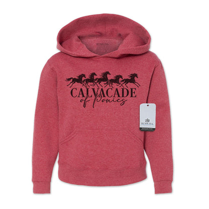 Cavalcade Of Ponies - Youth Pullover Hoodie