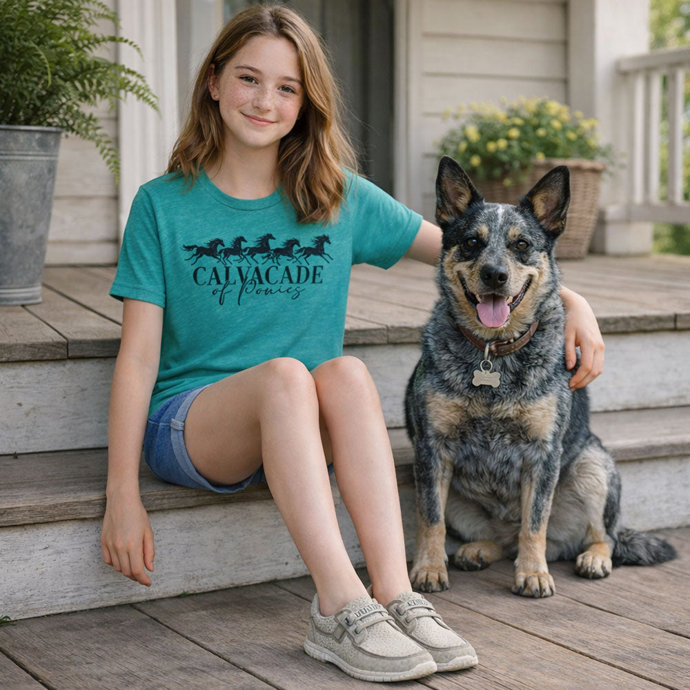 Cavalcade Of Ponies - Youth Tee T-Shirt