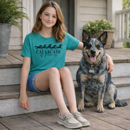 Cavalcade Of Ponies - Youth Tee T-Shirt