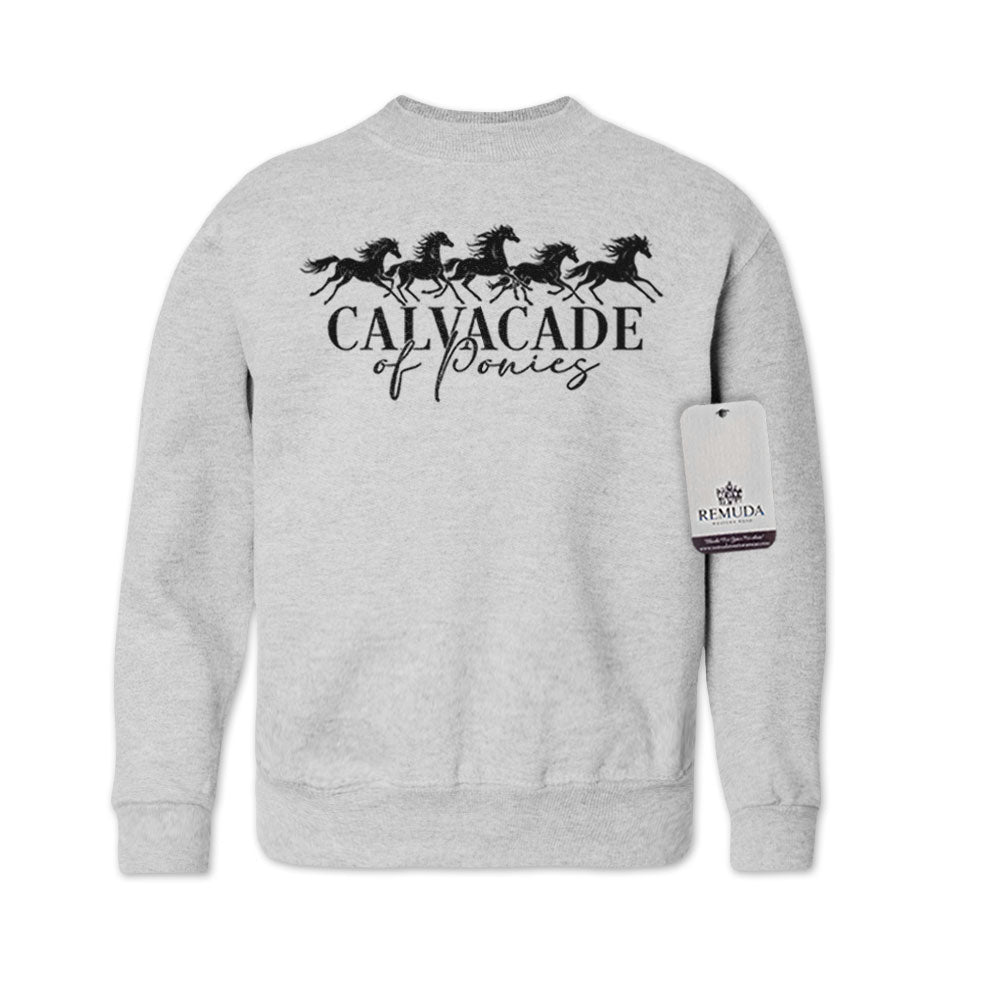 Cavalcade Of Ponies - Youth Kids Sweatshirt