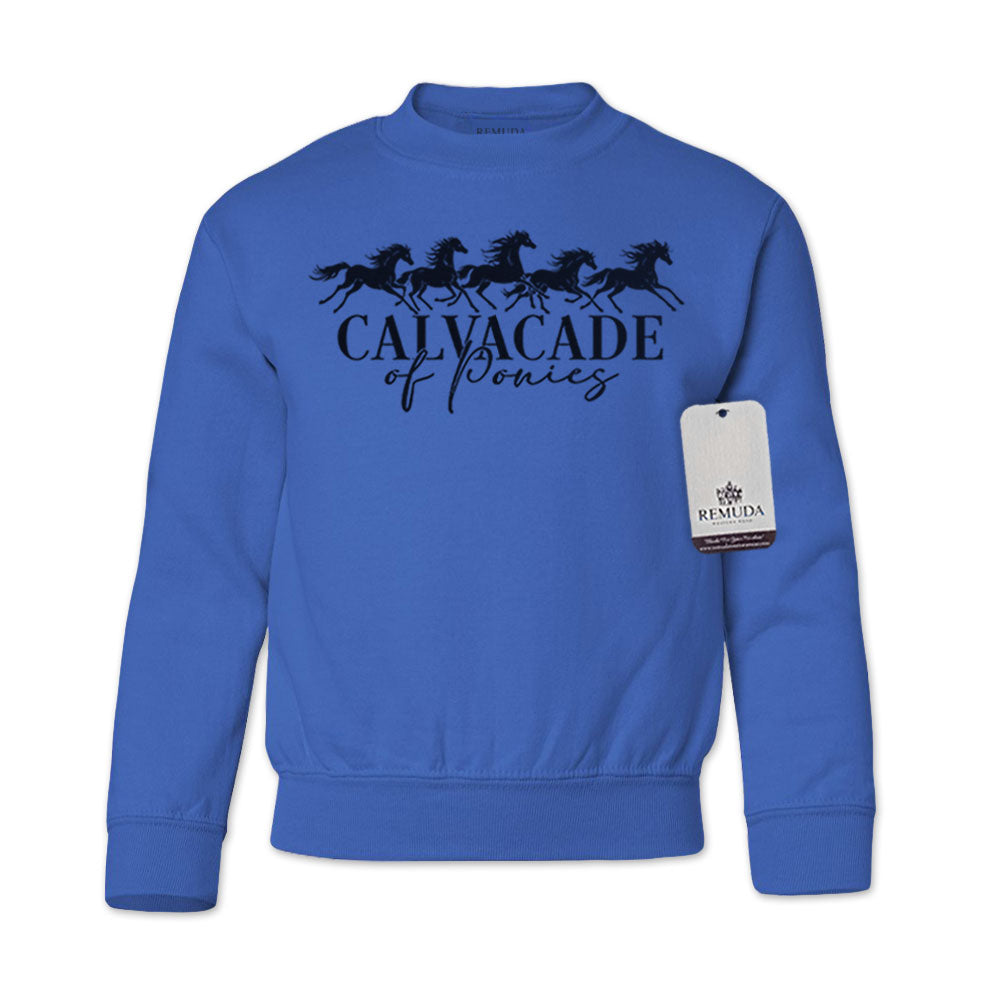 Cavalcade Of Ponies - Youth Kids Sweatshirt