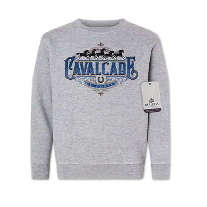 Cavalcade Of Ponies (Ornate) - Youth Kids Sweatshirt