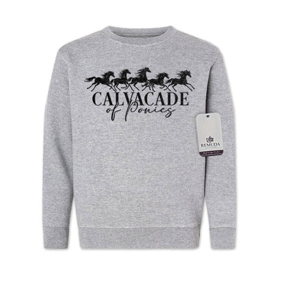Cavalcade Of Ponies - Youth Kids Sweatshirt