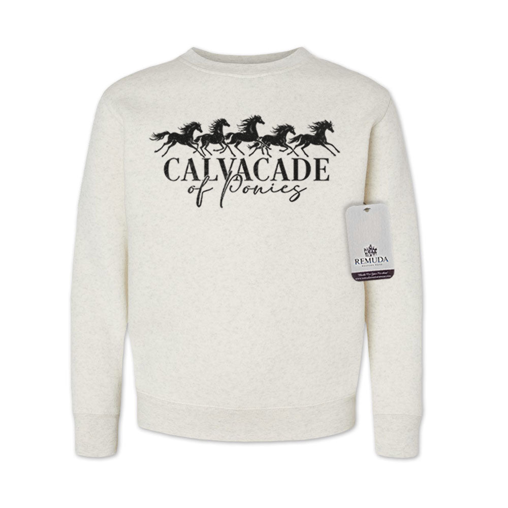 Cavalcade Of Ponies - Youth Kids Sweatshirt