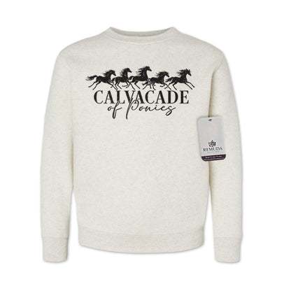 Cavalcade Of Ponies - Youth Kids Sweatshirt