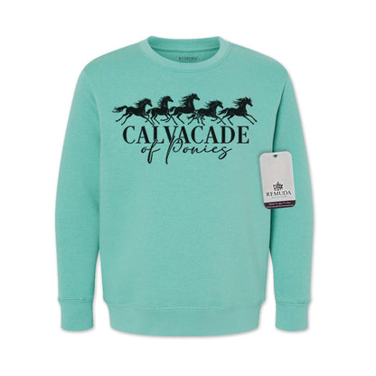 Cavalcade Of Ponies - Youth Kids Sweatshirt