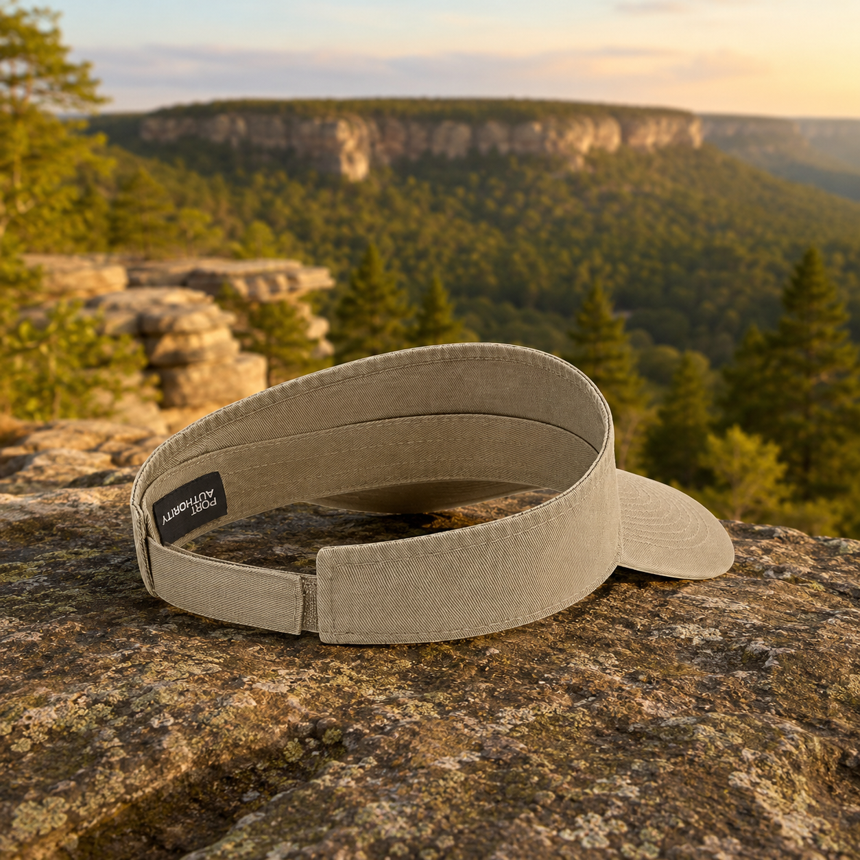 Spruce Creek Acres - Genuine Leather Patch Adult Visor
