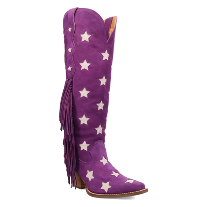 Dingo Super Star - Women's Suede Leather Cowgirl Boots