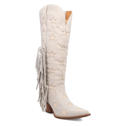 Dingo Super Star - Women's Suede Leather Cowgirl Boots