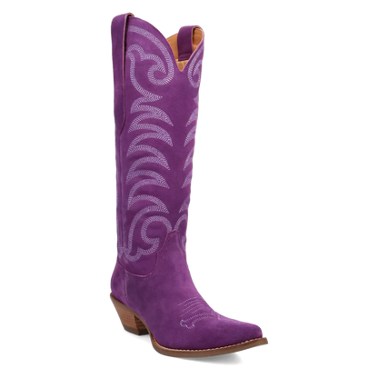 Dingo Movin' On - Women's Suede Leather Cowgirl Boots
