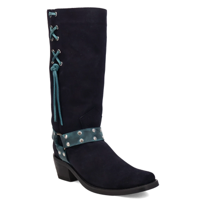 Dingo Bronco - Mens Suede Leather Cowboy Boots