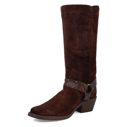 Dingo Bronco - Mens Suede Leather Cowboy Boots