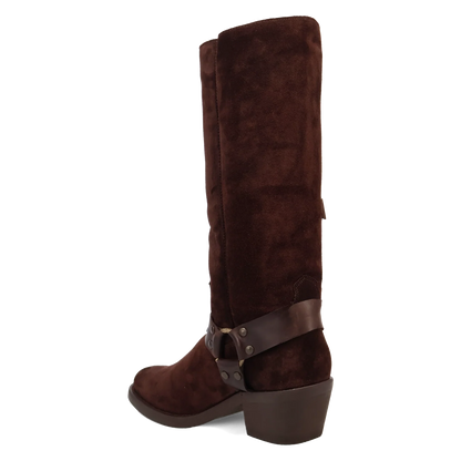 Dingo Bronco - Mens Suede Leather Cowboy Boots