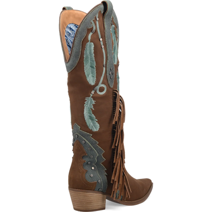 Dingo Dream Catcher - Womens Suede Leather Cowboy Boots