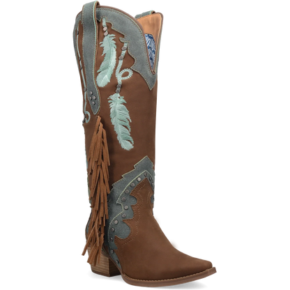 Dingo Dream Catcher - Womens Suede Leather Cowboy Boots