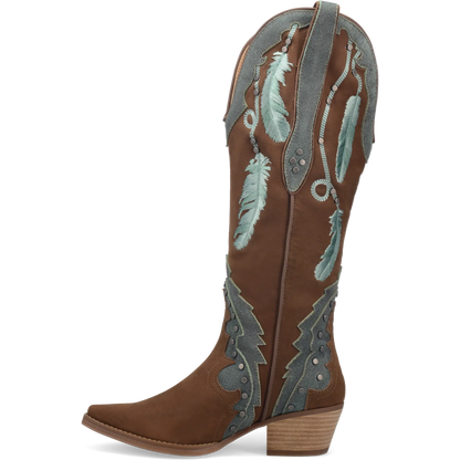 Dingo Dream Catcher - Womens Suede Leather Cowboy Boots