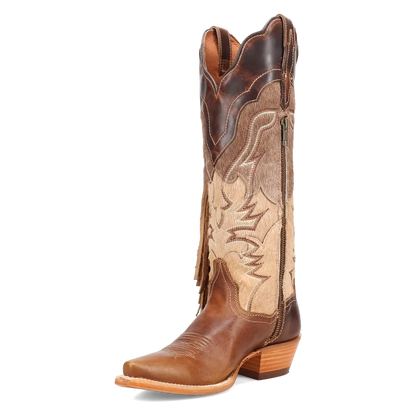 Dan Post Dayla - Women's Leather Hair-On Cowgirl Boots